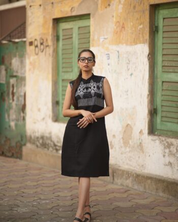 Indonesian Ikat & Kala Cotton Dress