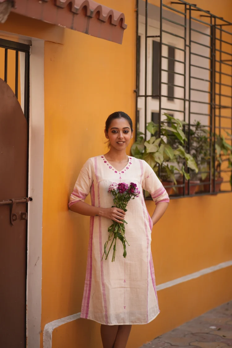 Kala Cotton Bhujori Dress