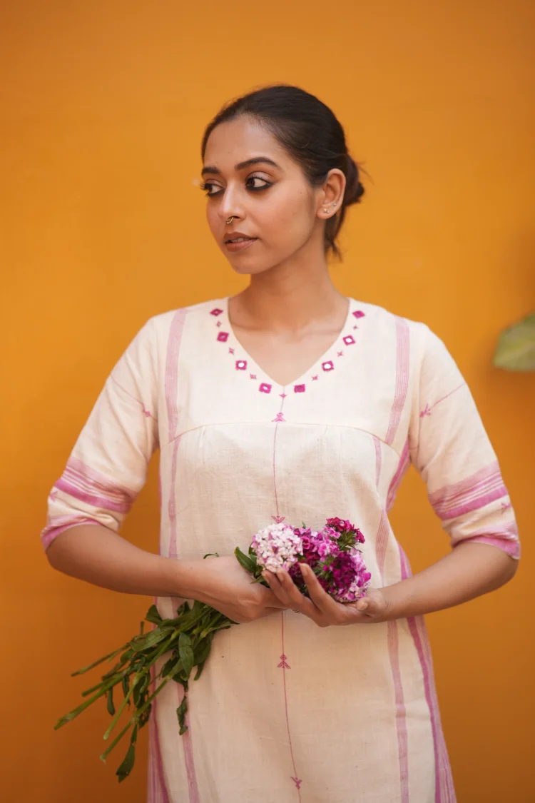 Kala Cotton Bhujori Dress - Image 2