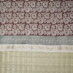 Authentic Maheshwari Bagh print saree by Avoran